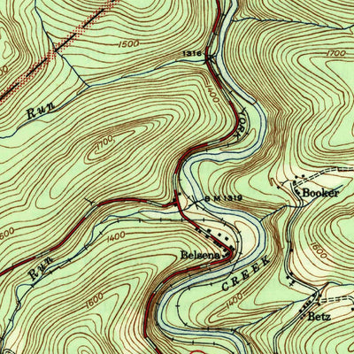 United States Geological Survey Ramey, PA (1947, 31680-Scale) digital map