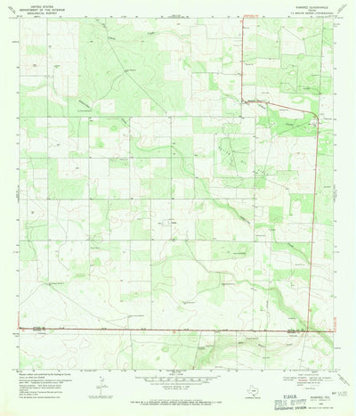 United States Geological Survey Ramirez, TX (1969, 24000-Scale) digital map
