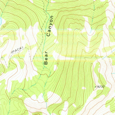 United States Geological Survey Rammell Mountain, WY (1968, 24000-Scale) digital map