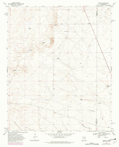United States Geological Survey Ramon, NM (1967, 24000-Scale) digital map