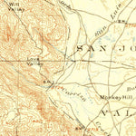 United States Geological Survey Ramona, CA (1903, 125000-Scale) digital map