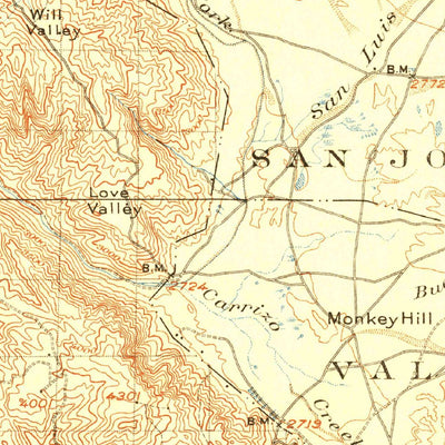 United States Geological Survey Ramona, CA (1903, 125000-Scale) digital map