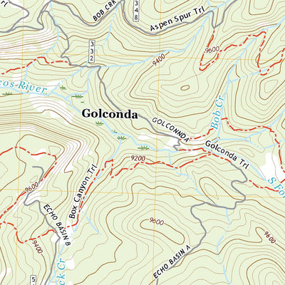 United States Geological Survey Rampart Hills, CO (2022, 24000-Scale) digital map