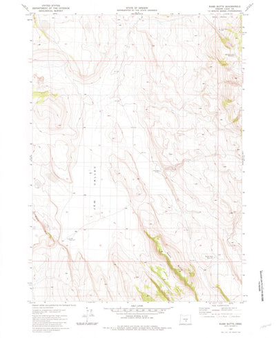 United States Geological Survey Rams Butte, OR (1981, 24000-Scale) digital map
