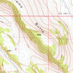 United States Geological Survey Rams Butte, OR (1981, 24000-Scale) digital map