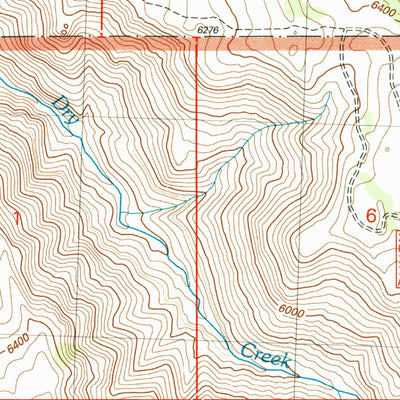 United States Geological Survey Rams Horn Ridge, ID (2001, 24000-Scale) digital map