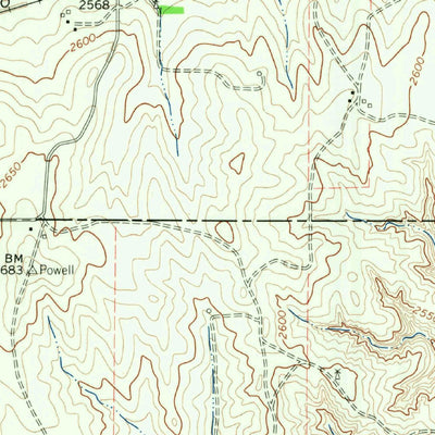 United States Geological Survey Ramsdell, TX (1963, 24000-Scale) digital map