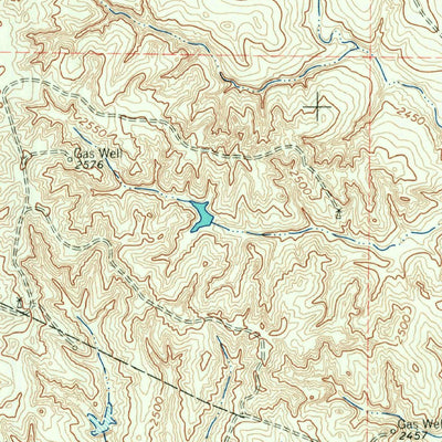 United States Geological Survey Ramsdell, TX (1963, 24000-Scale) digital map