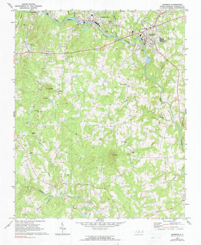United States Geological Survey Ramseur, NC (1968, 24000-Scale) digital map