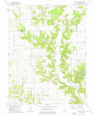 United States Geological Survey Ramsey, IL (1974, 24000-Scale) digital map