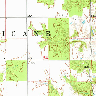 United States Geological Survey Ramsey, IL (1974, 24000-Scale) digital map