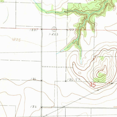 United States Geological Survey Ramsey, IL (1982, 24000-Scale) digital map