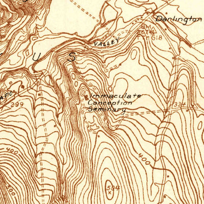 United States Geological Survey Ramsey, NJ-NY (1936, 24000-Scale) digital map