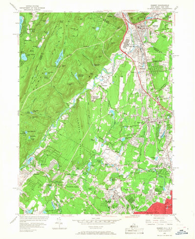 United States Geological Survey Ramsey, NJ-NY (1955, 24000-Scale) digital map