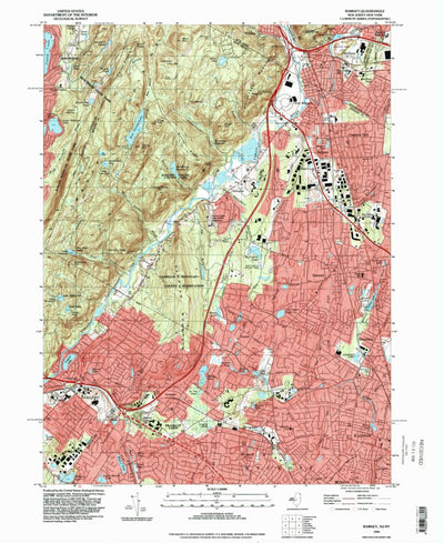 United States Geological Survey Ramsey, NJ-NY (1995, 24000-Scale) digital map