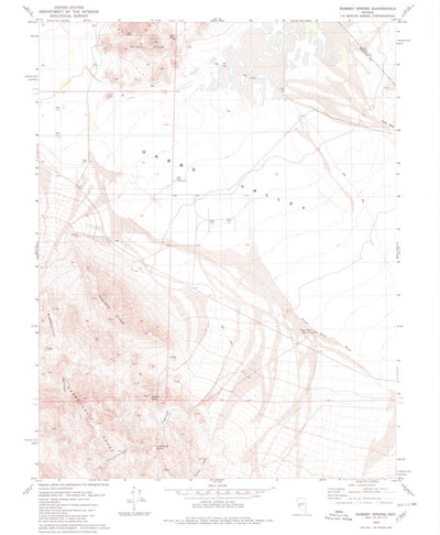United States Geological Survey Ramsey Spring, NV (1979, 24000-Scale) digital map