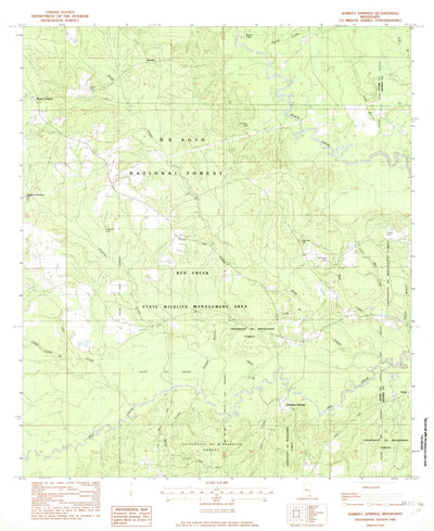 United States Geological Survey Ramsey Springs, MS (1982, 24000-Scale) digital map