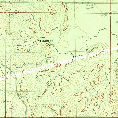 United States Geological Survey Ramsey Springs, MS (1982, 24000-Scale) digital map