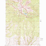 United States Geological Survey Ramshorn Mountain, MT (1988, 24000-Scale) digital map