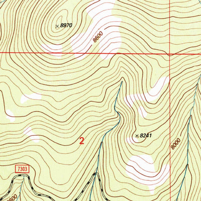 United States Geological Survey Ramshorn Mountain, MT (1997, 24000-Scale) digital map