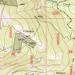 United States Geological Survey Ramshorn Mountain, MT (1997, 24000-Scale) digital map