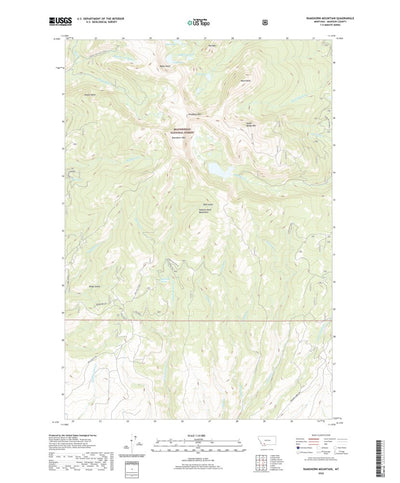United States Geological Survey Ramshorn Mountain, MT (2020, 24000-Scale) digital map