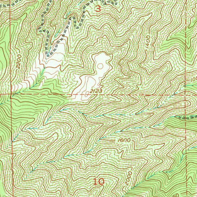United States Geological Survey Rana Creek, CA (1956, 24000-Scale) digital map