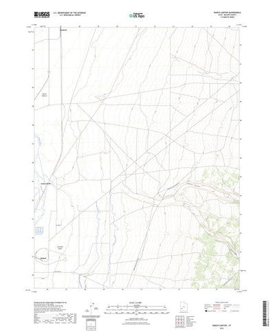 United States Geological Survey Ranch Canyon, UT (2023, 24000-Scale) digital map