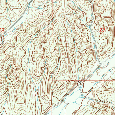 United States Geological Survey Ranchito Canyon, CA (1948, 24000-Scale) digital map