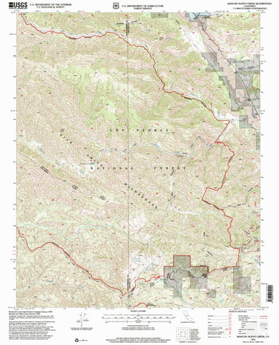 United States Geological Survey Rancho Nuevo Creek, CA (1995, 24000-Scale) digital map