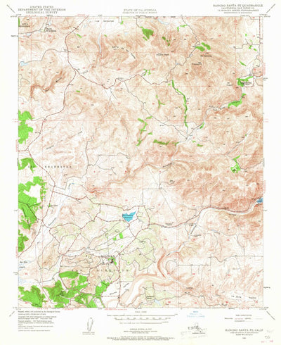 United States Geological Survey Rancho Santa FE, CA (1948, 24000-Scale) digital map