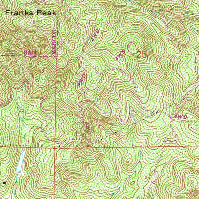 United States Geological Survey Rancho Santa FE, CA (1968, 24000-Scale) digital map