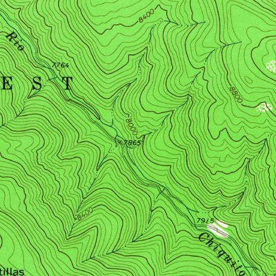 United States Geological Survey Ranchos De Taos, NM (1964, 24000-Scale) digital map