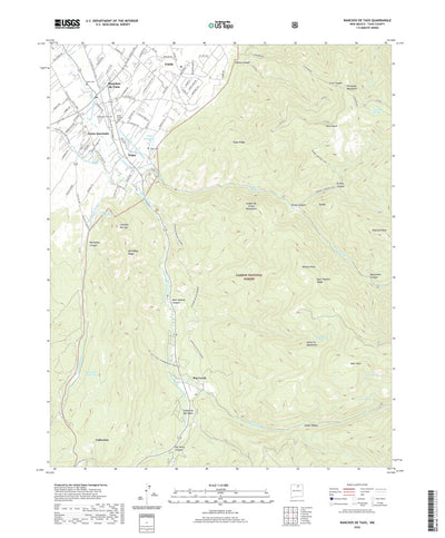 United States Geological Survey Ranchos De Taos, NM (2020, 24000-Scale) digital map