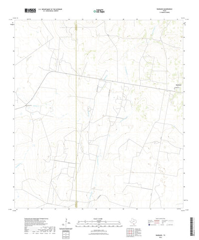 United States Geological Survey Randado, TX (2022, 24000-Scale) digital map