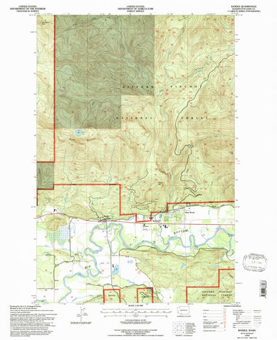 United States Geological Survey Randle, WA (1994, 24000-Scale) digital map