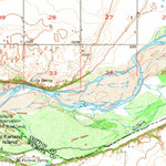 United States Geological Survey Randlett, OK-TX (1957, 62500-Scale) digital map