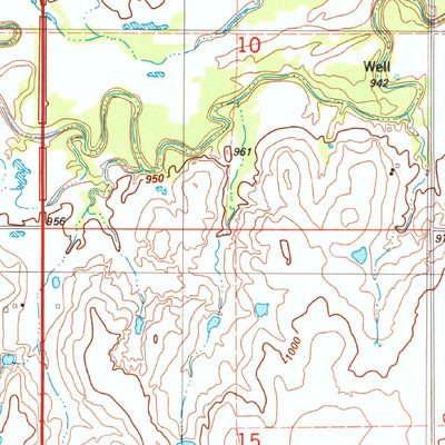 United States Geological Survey Randlett, OK-TX (1985, 24000-Scale) digital map