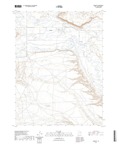 United States Geological Survey Randlett, UT (2023, 24000-Scale) digital map
