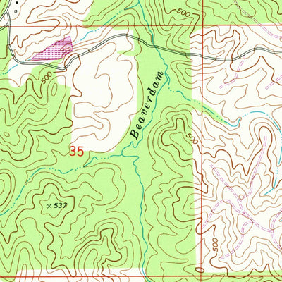 United States Geological Survey Randolph, AL (1971, 24000-Scale) digital map