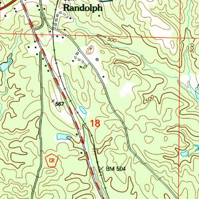 United States Geological Survey Randolph, AL (2002, 24000-Scale) digital map