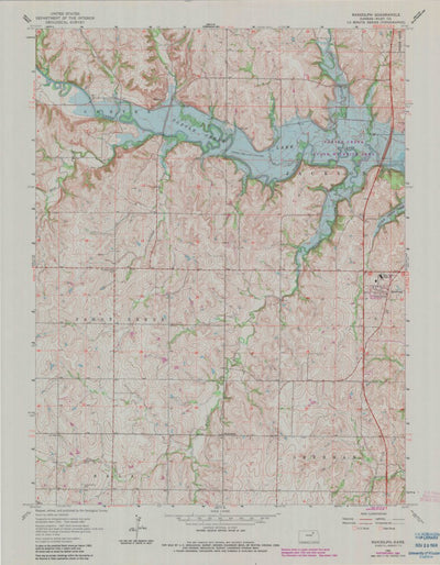United States Geological Survey Randolph, KS (1964, 24000-Scale) digital map
