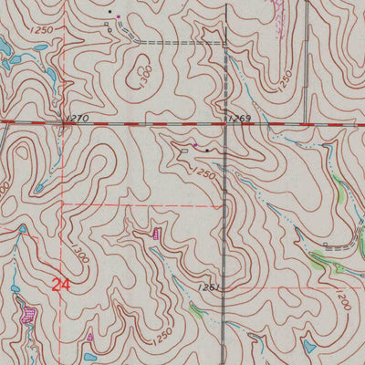 United States Geological Survey Randolph, KS (1964, 24000-Scale) digital map