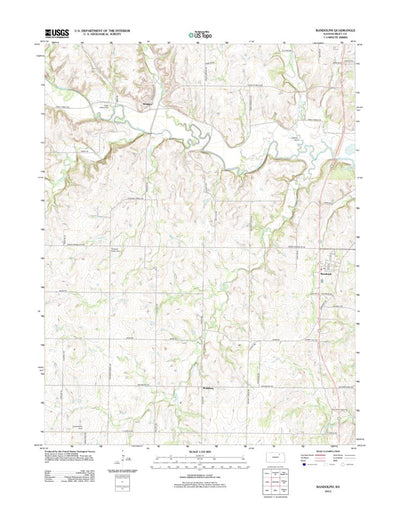United States Geological Survey Randolph, KS (2012, 24000-Scale) digital map