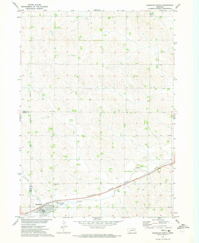 United States Geological Survey Randolph North, NE (1971, 24000-Scale) digital map