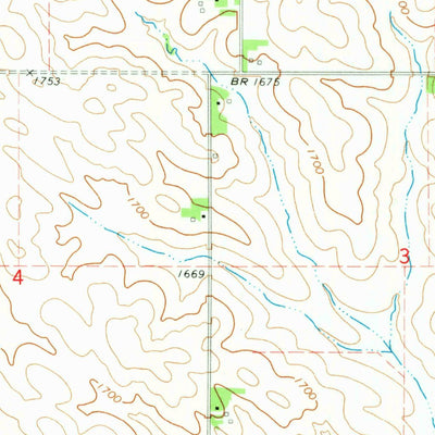 United States Geological Survey Randolph North, NE (1971, 24000-Scale) digital map
