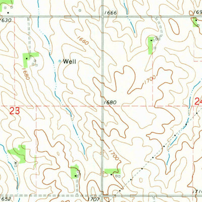 United States Geological Survey Randolph North, NE (1971, 24000-Scale) digital map
