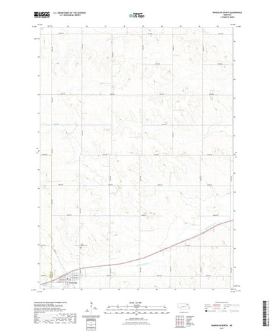 United States Geological Survey Randolph North, NE (2021, 24000-Scale) digital map