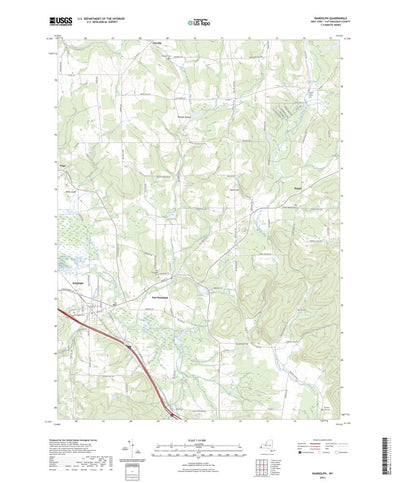 United States Geological Survey Randolph, NY (2023, 24000-Scale) digital map