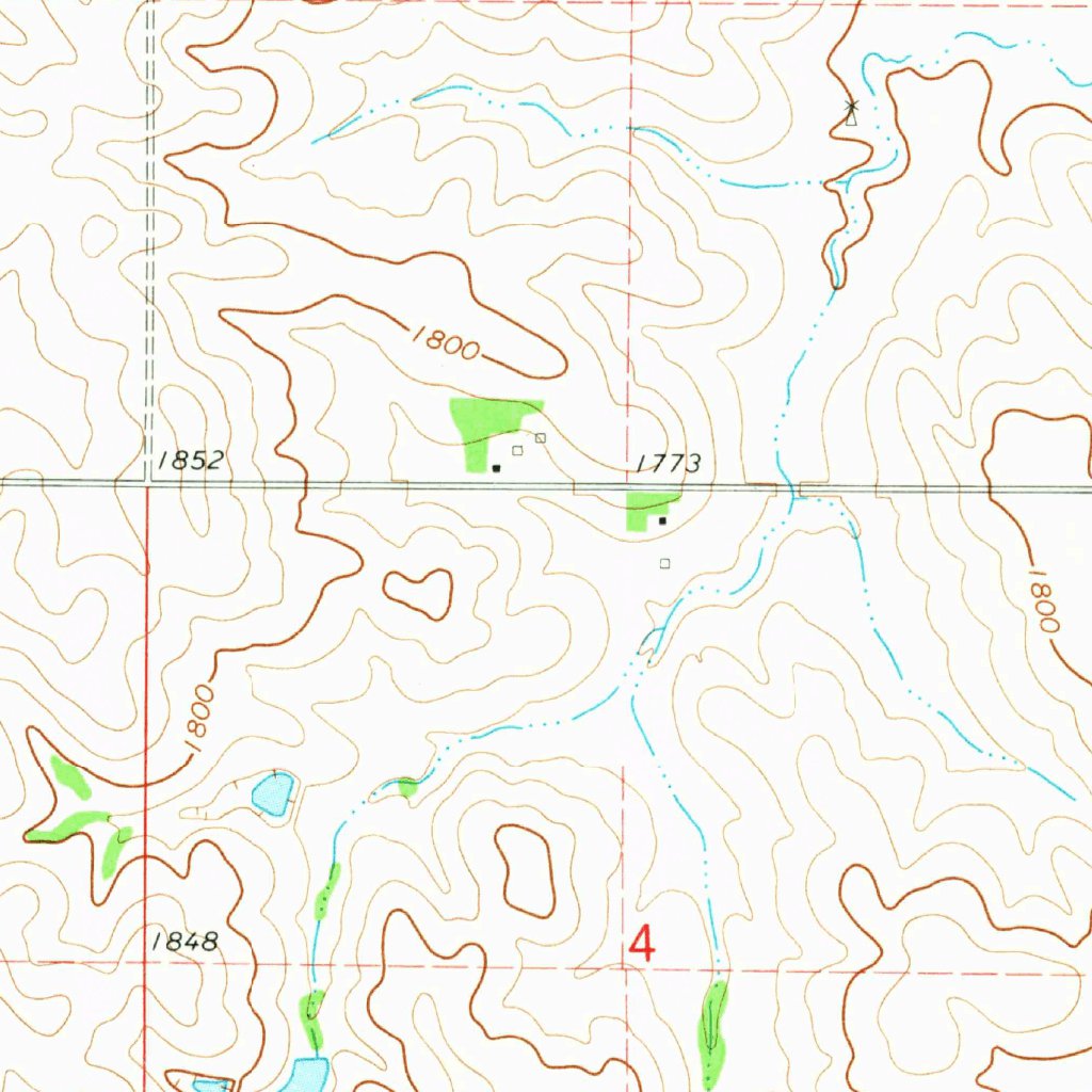 Randolph South, NE (1971, 24000-Scale) Map by United States Geological ...